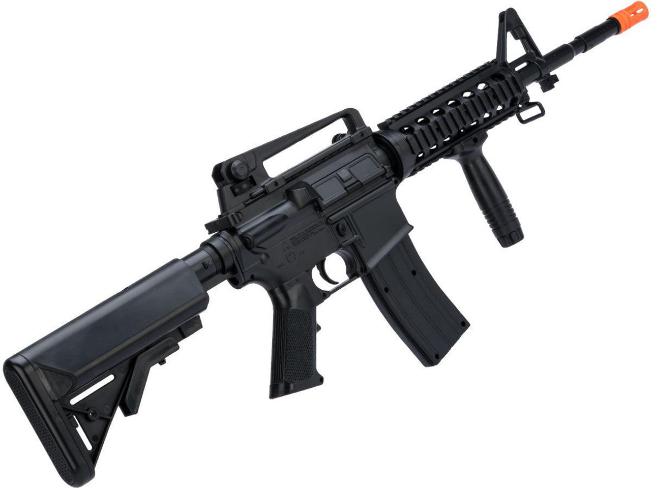 Sig Sauer Licensed Patrol Entry Level AEG Airsoft Rifle and 1911 Pistol Kit By Cybergun, Black