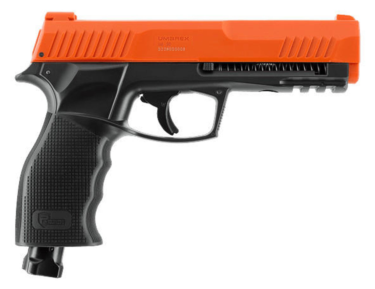 Umarex P2P HDP .50 Caliber Gen 2 CO2 Pepper Round Air Pistol, Black/Orange